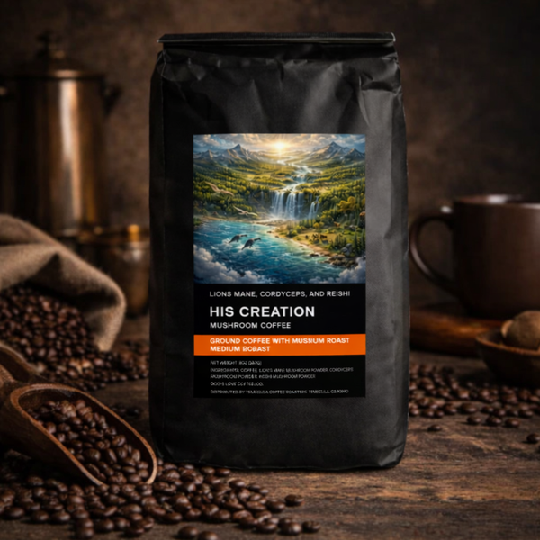 Coffee with Mushrooms - His Creation